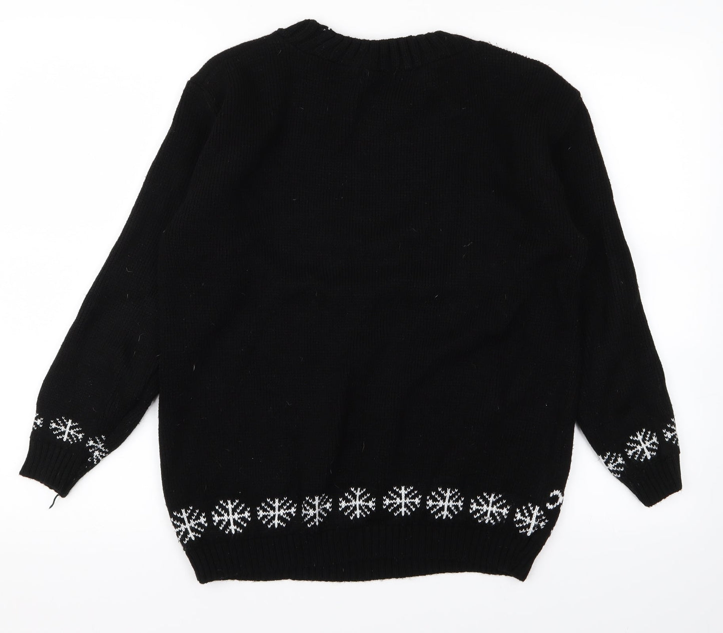 In the Style Womens Black   Pullover Jumper Size M