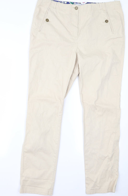 peruna Womens Black   Trousers  Size 12 L29 in