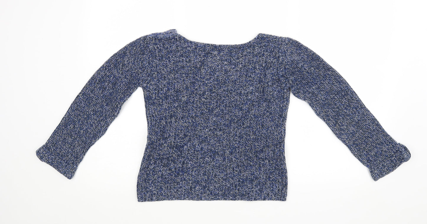 Monoprix kids Girls Blue   Pullover Jumper Size 12 Years