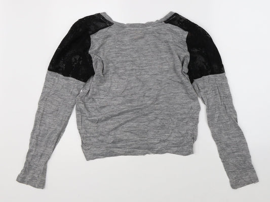 Zara Womens Grey   Pullover Jumper Size M