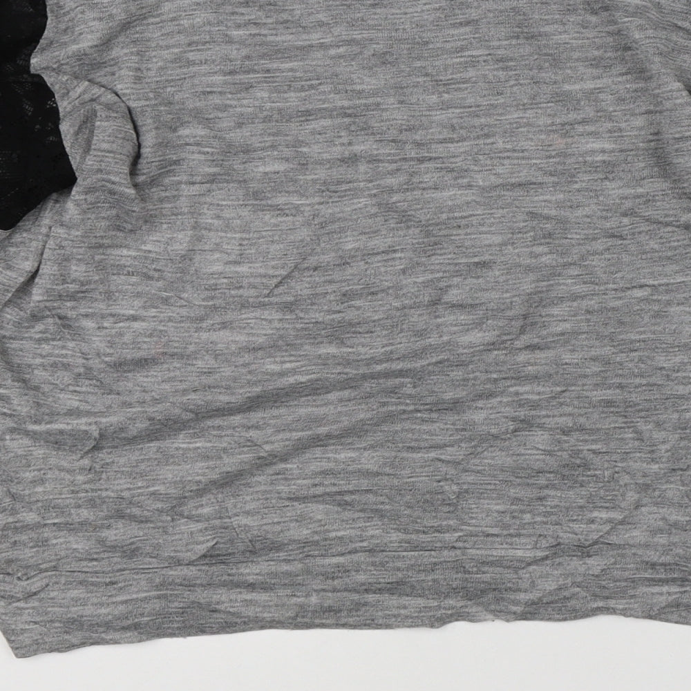 Zara Womens Grey   Pullover Jumper Size M