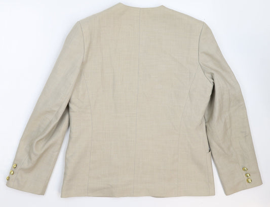 Miss Smith Womens Grey   Jacket Blazer Size 14