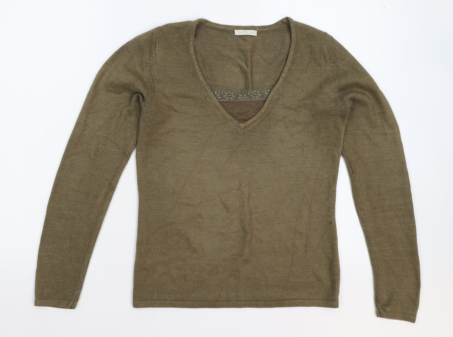 Matalan Womens Grey  Knit Pullover Jumper Size 8