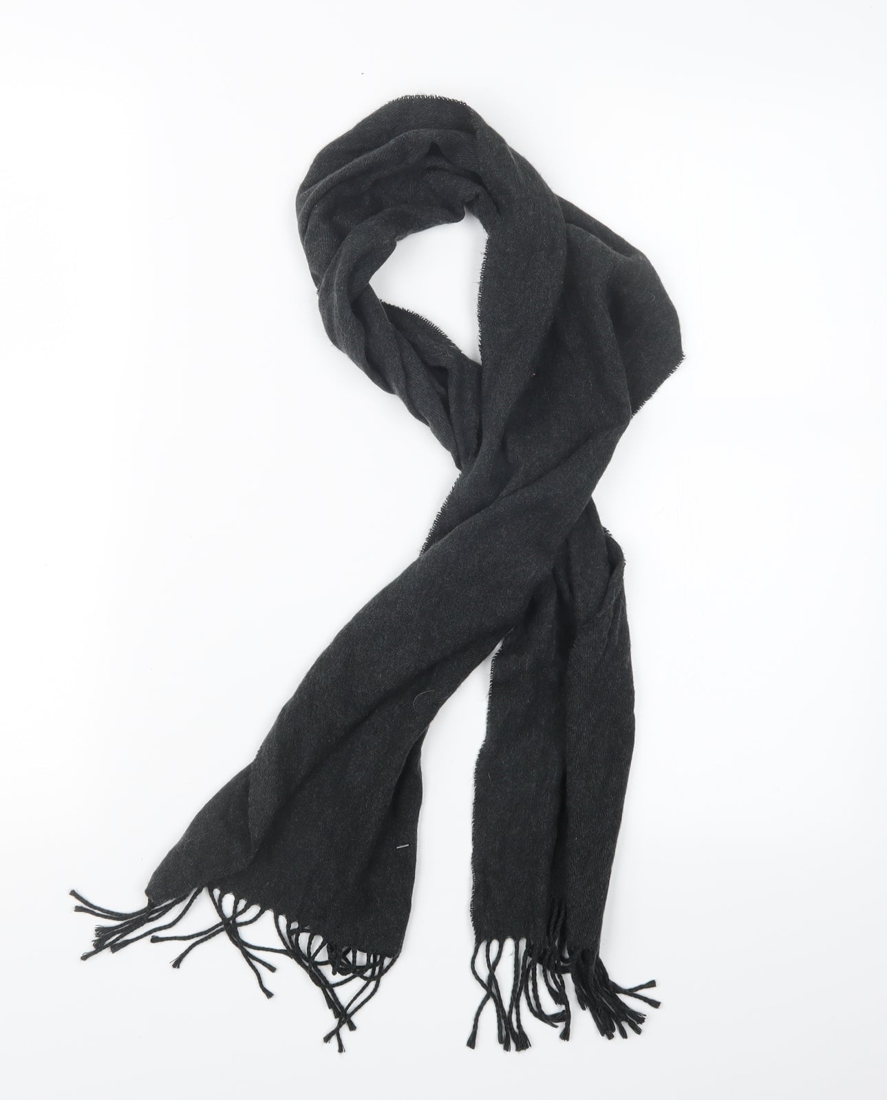 Preworn Womens Grey  Knit  Scarf