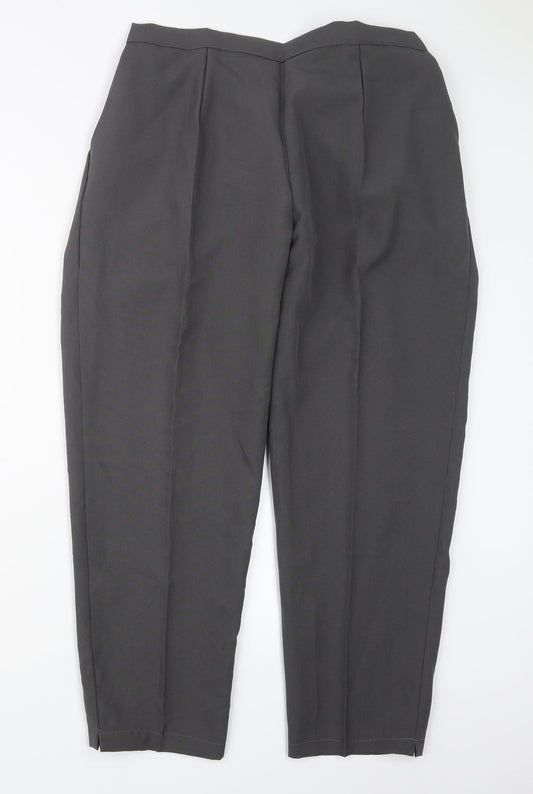 Preworn Womens Grey   Trousers  Size 18 L26.5 in