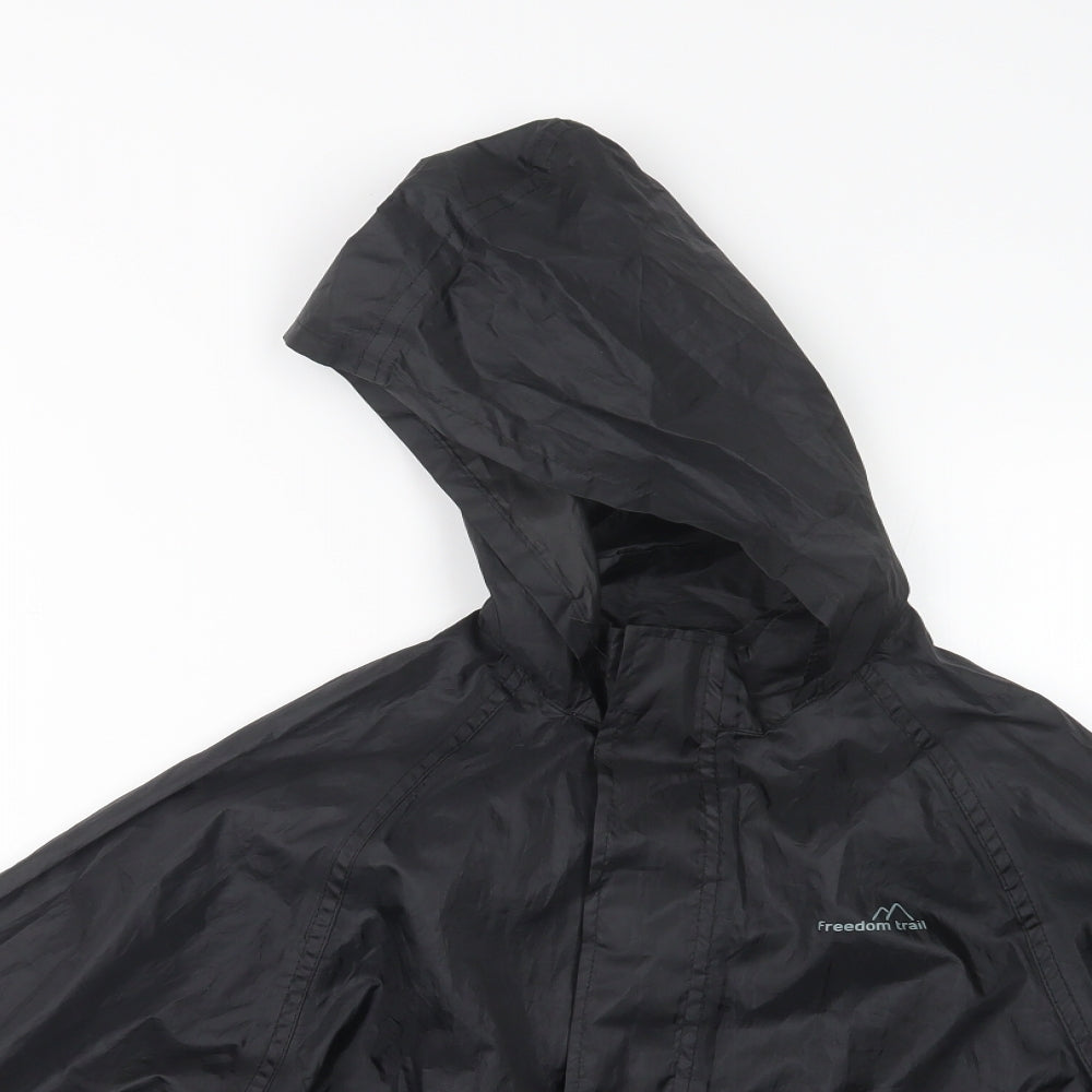Freedom Trail Boys Black   Jacket  Size 9-10 Years
