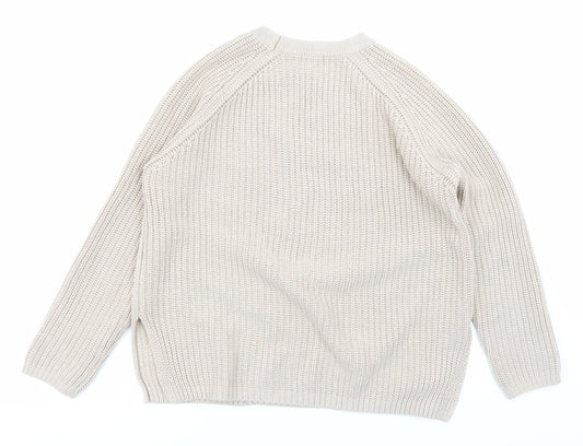 ASOS Womens Beige  Knit Pullover Jumper Size 6