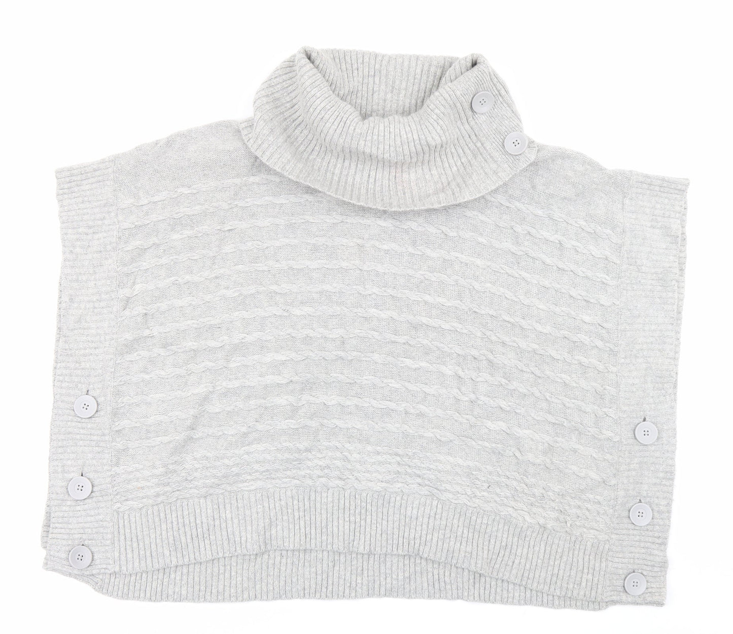 Monsoon Womens Grey  Knit Shrug Jumper Size S
