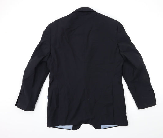Preworn Mens Black   Jacket Suit Jacket Size 40