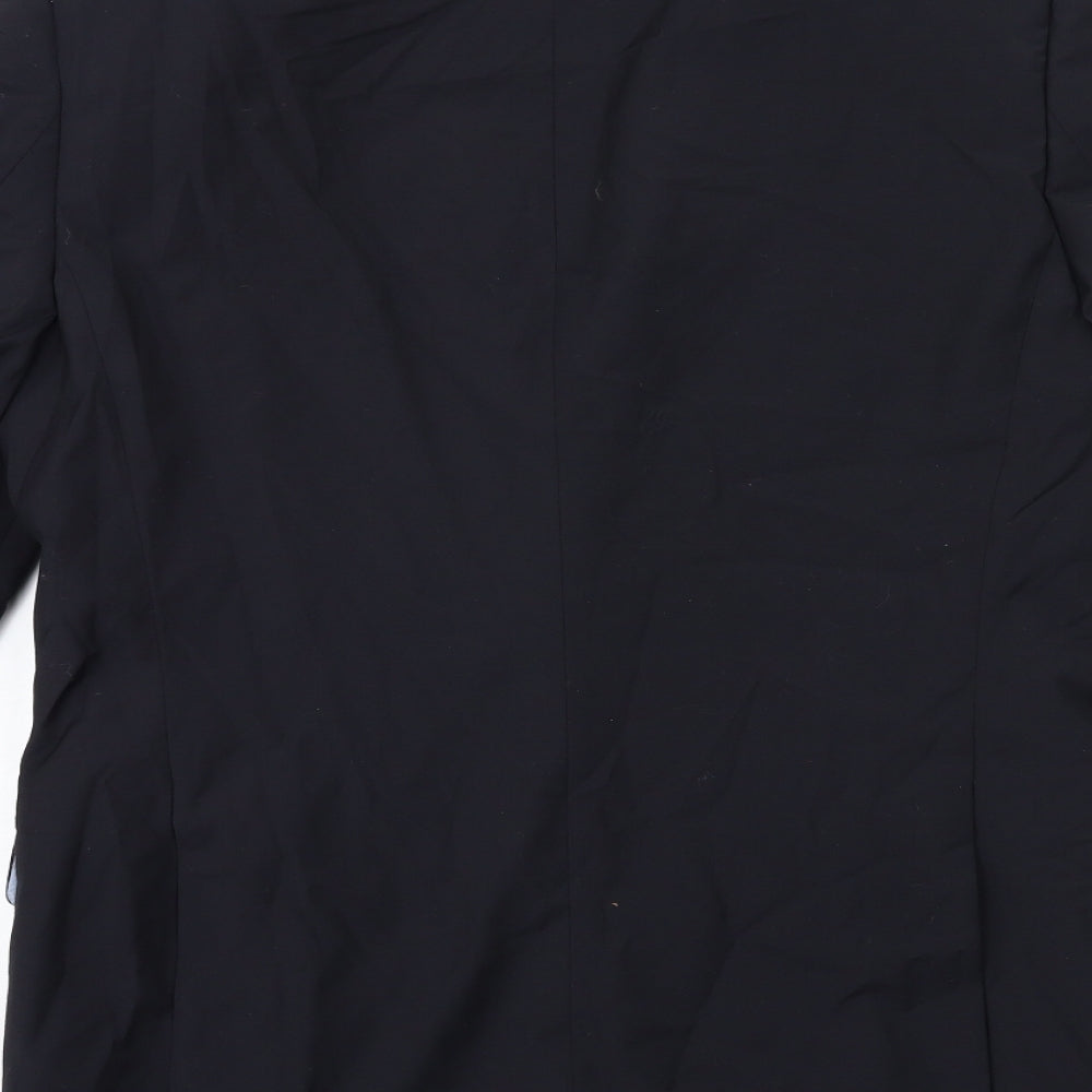 Preworn Mens Black   Jacket Suit Jacket Size 40