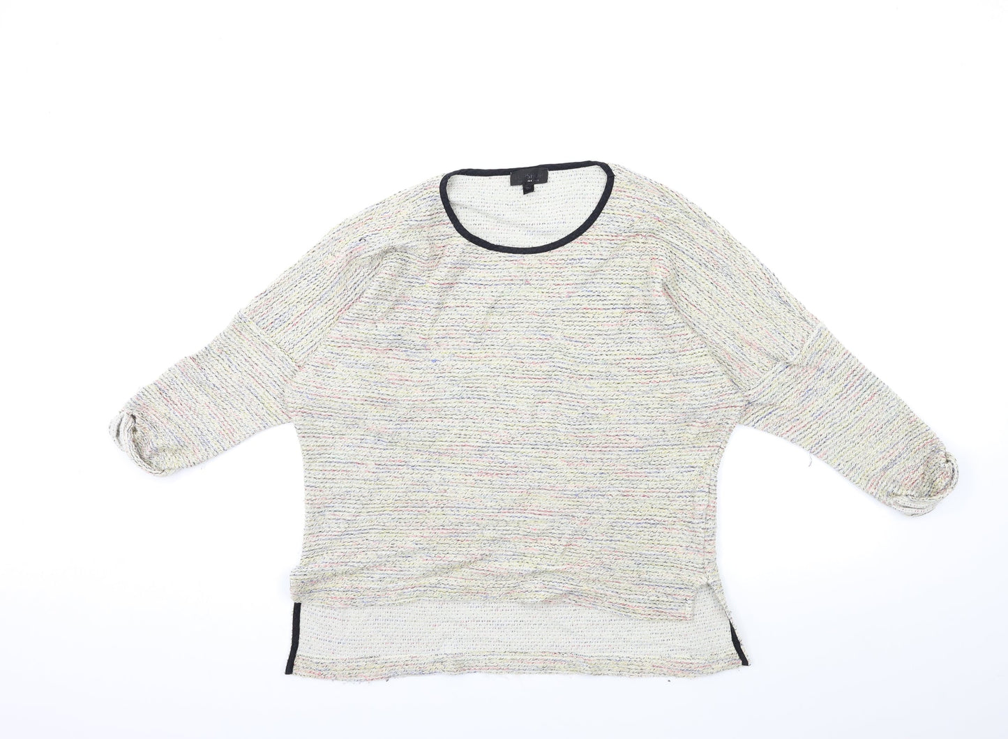 Topshop Womens Beige  Knit Pullover Jumper Size 8