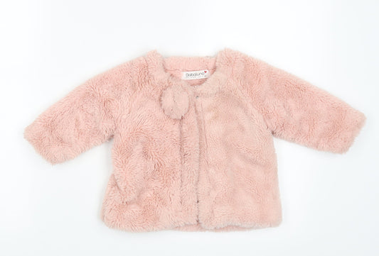 Babaluno Girls Pink   Jacket Coat Size 3-6 Months
