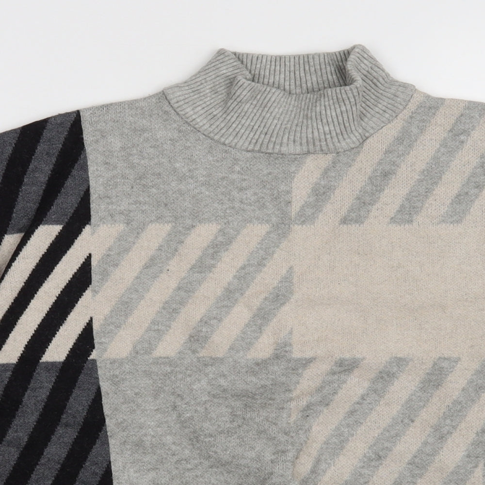 River Island Womens Multicoloured Geometric  Pullover Jumper Size XS