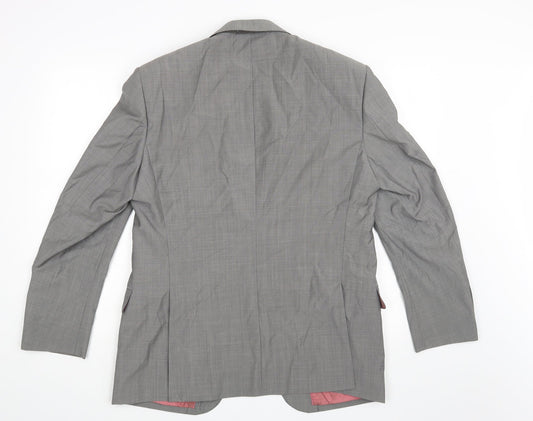 M&S Mens Grey   Jacket Suit Jacket Size 40