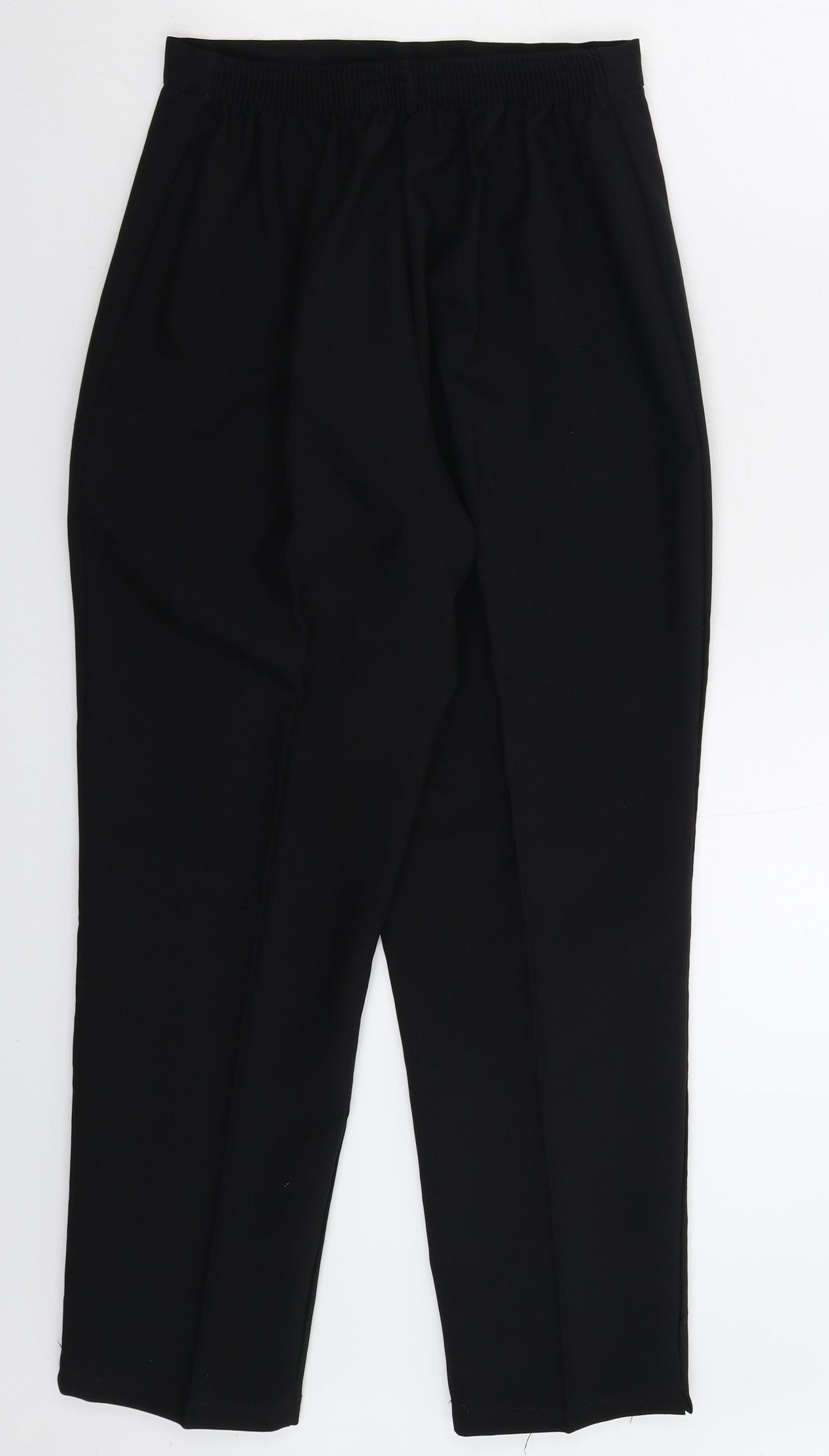 Preworn Womens Black   Trousers  Size 12 L27 in