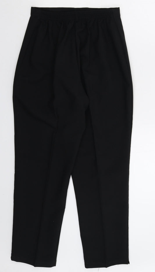 Preworn Womens Black   Trousers  Size 12 L27 in