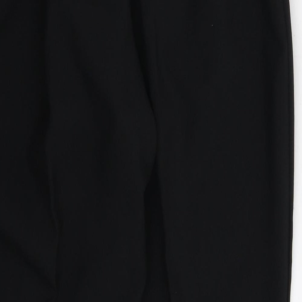 Preworn Womens Black   Trousers  Size 12 L27 in
