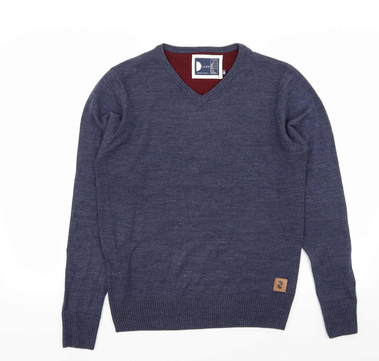 code Mens Blue   Pullover Jumper Size S