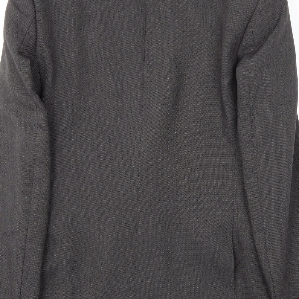 Red Hearing Mens Grey   Jacket Blazer Size 36