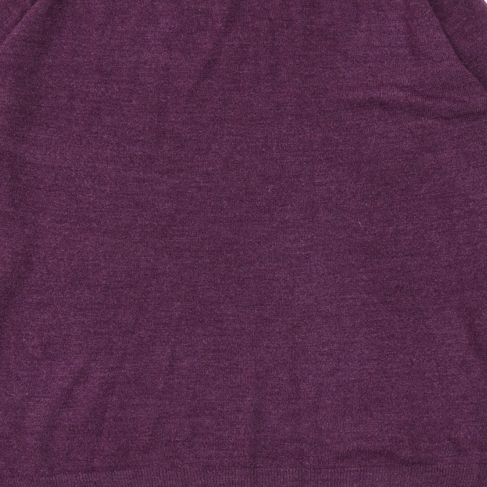 Easy Mens Purple   Pullover Sweatshirt Size XL