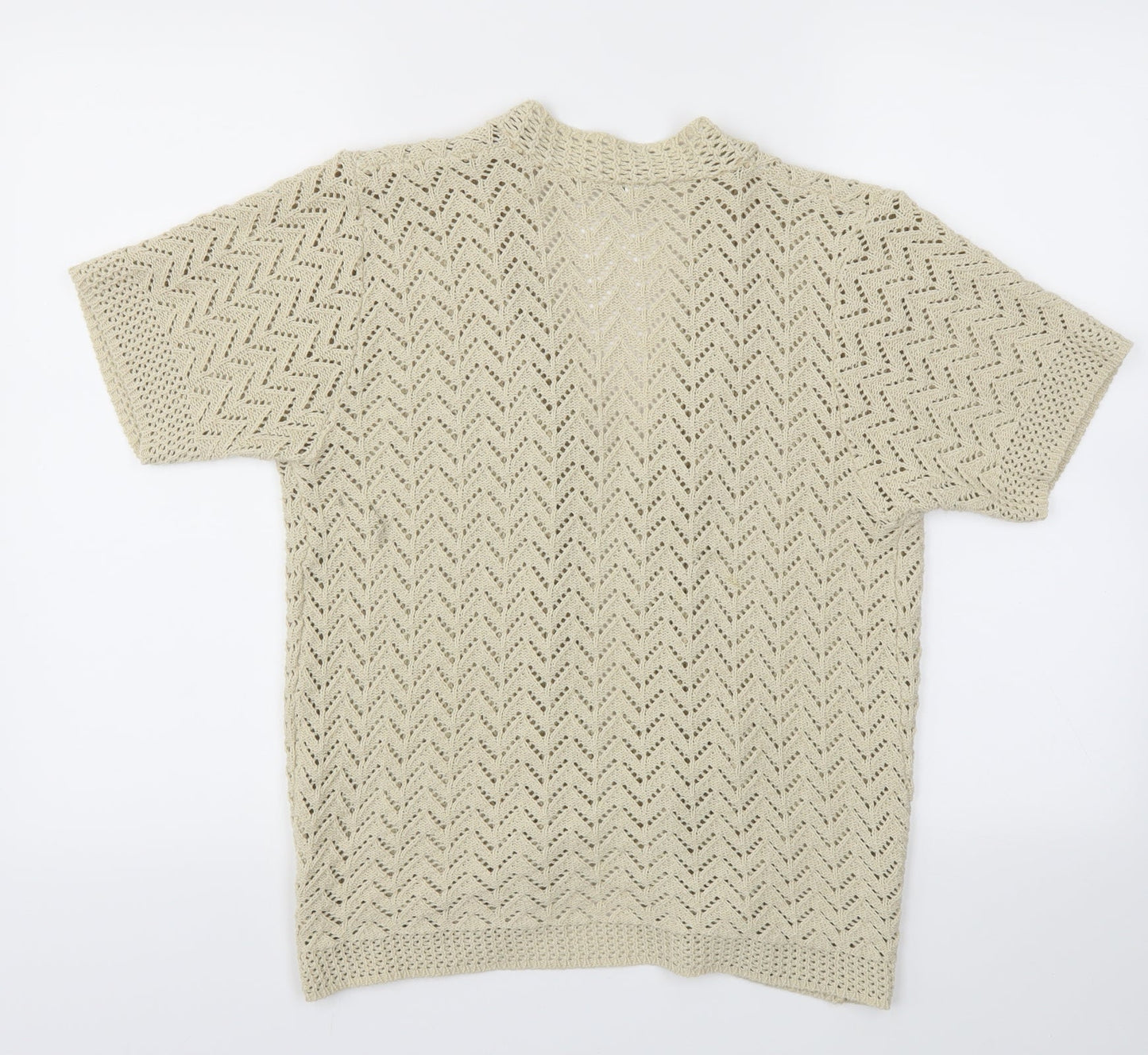 Remel London Womens Beige   Cardigan Jumper Size L