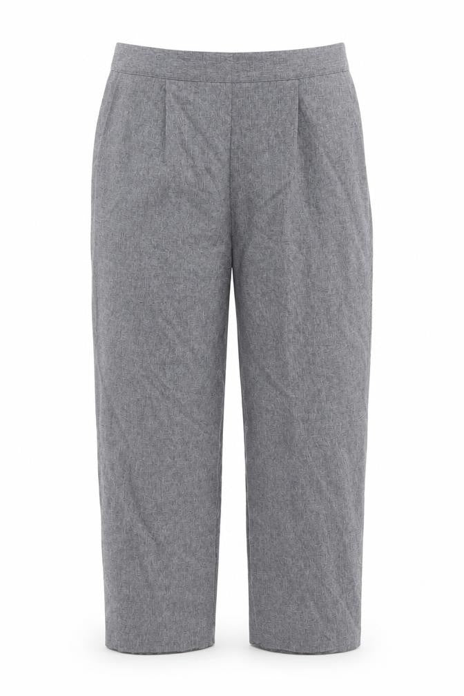 Bonmarché Womens Grey Trousers Size 12 L26 in - Stretch waistband