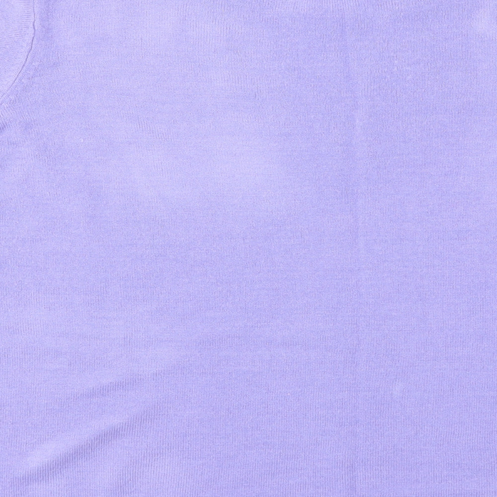 Classic Womens Purple   Pullover Jumper Size M