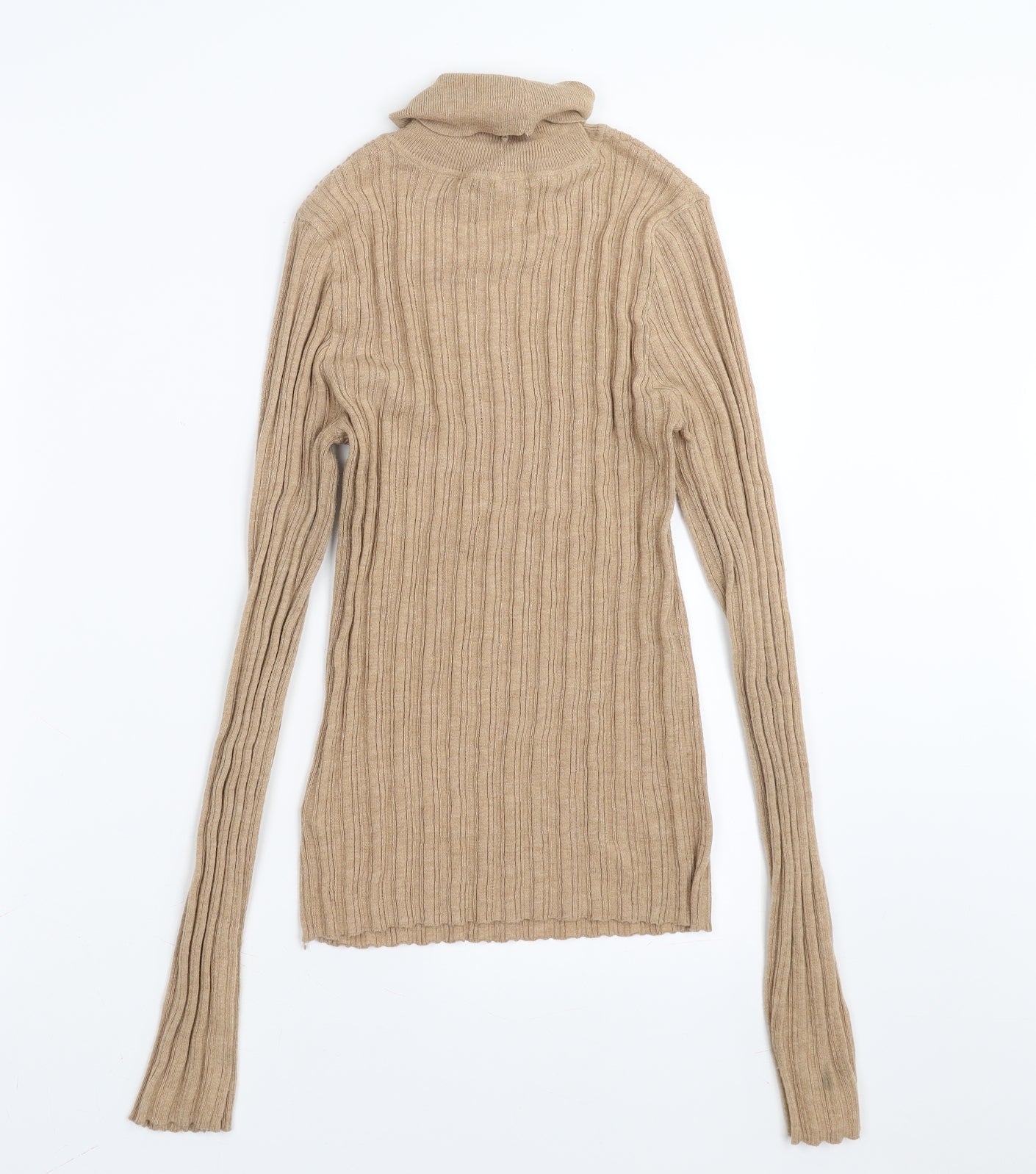 ASOS Womens Beige Striped  Pullover Jumper Size 12