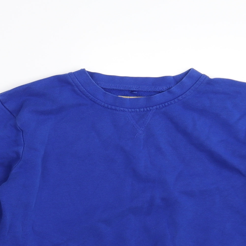 George Boys Blue   Pullover Sweatshirt Size 10-11 Years