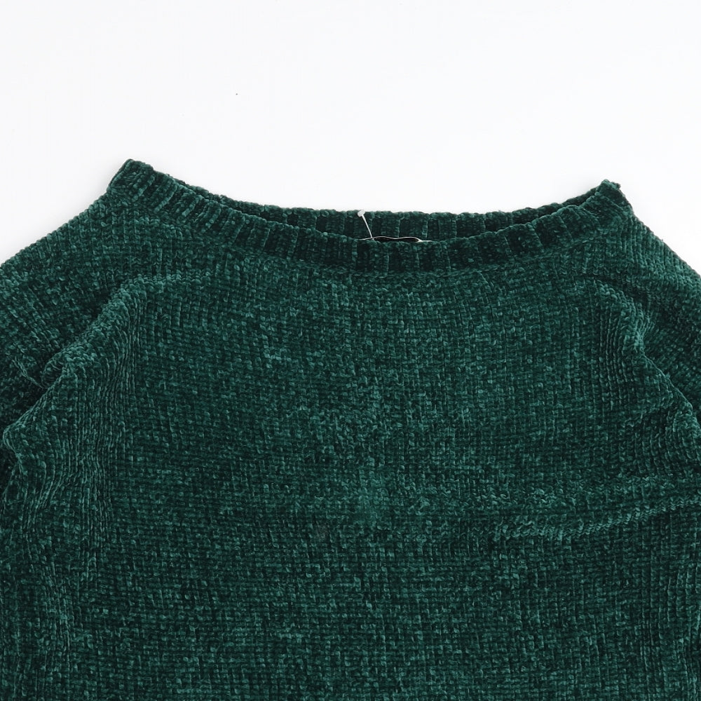 Tru Collection Womens Green   Pullover Jumper Size S