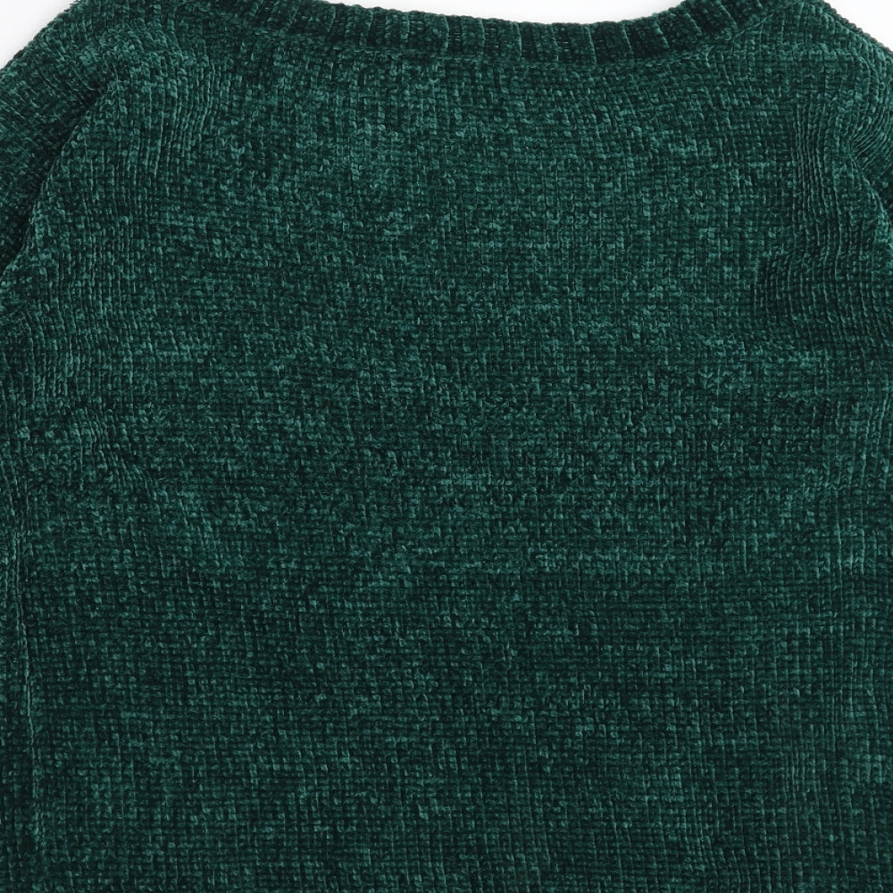 Tru Collection Womens Green   Pullover Jumper Size S