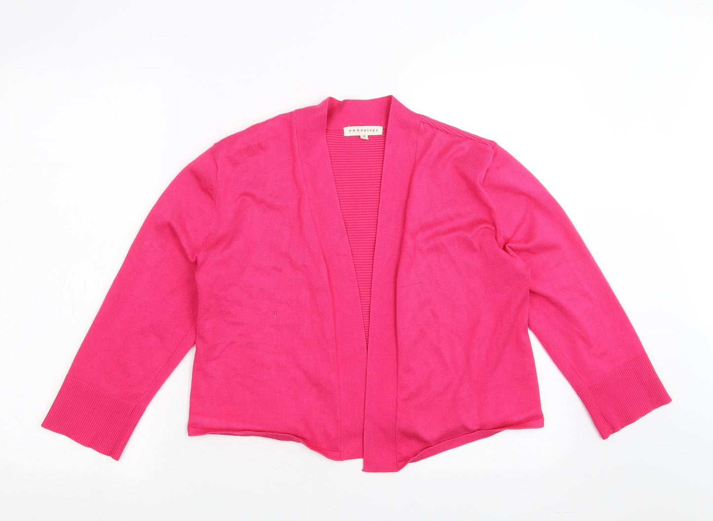 Retrology Womens Pink   Shrug Jumper Size M