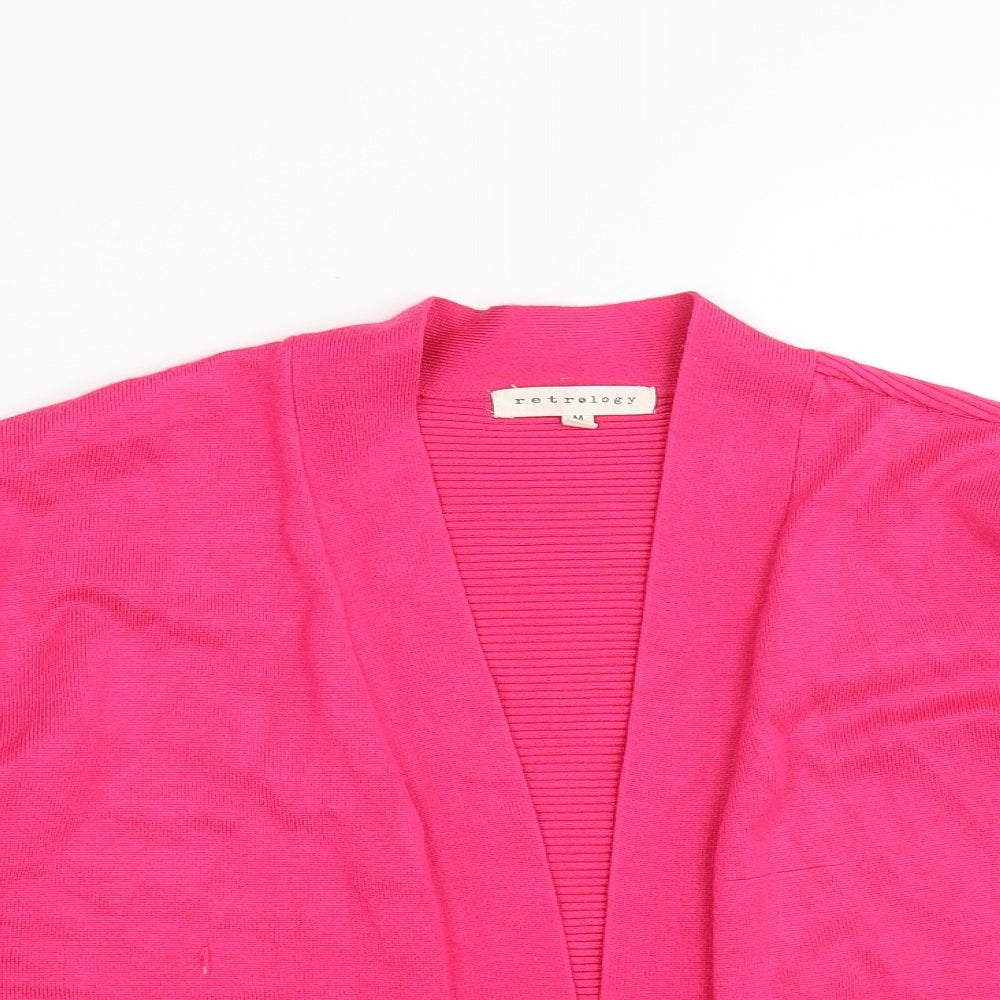 Retrology Womens Pink   Shrug Jumper Size M