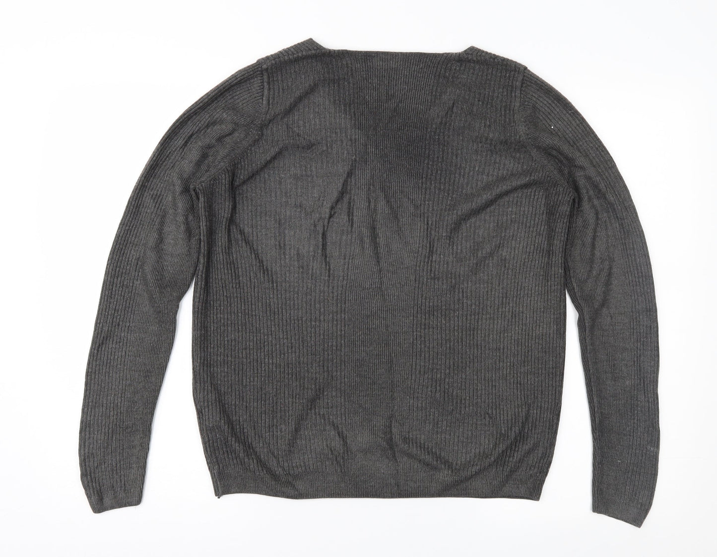 Marks and Spencer Womens Grey   Pullover Jumper Size 14