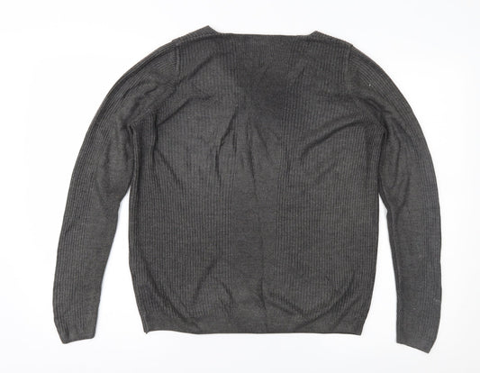 Marks and Spencer Womens Grey   Pullover Jumper Size 14