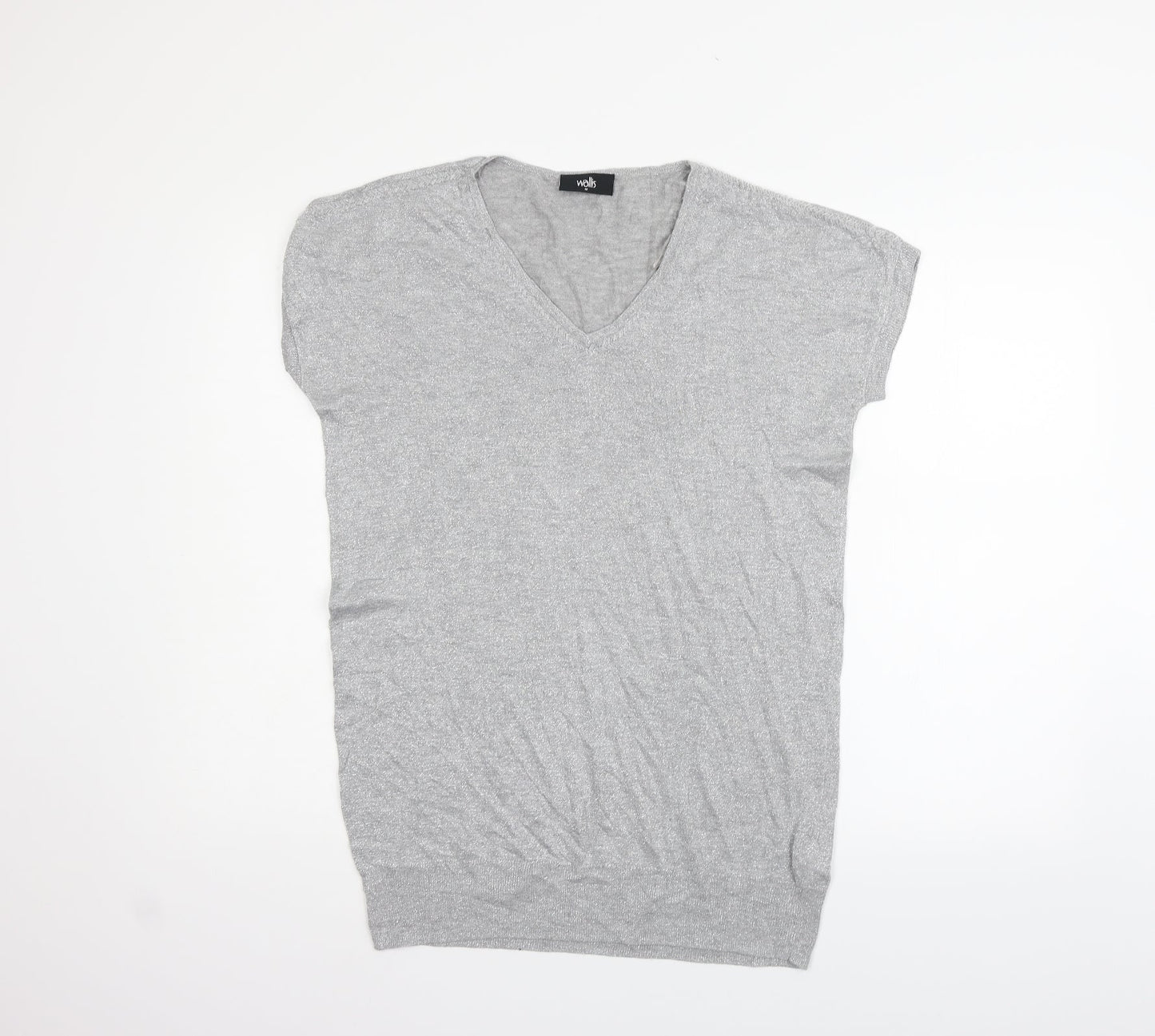 Wallis Womens Grey   Pullover Jumper Size M