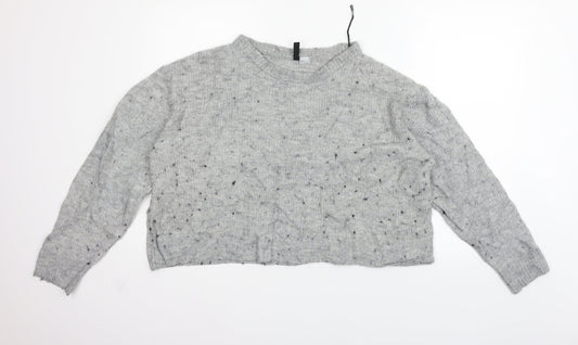 Divided Womens Green   Pullover Jumper Size L