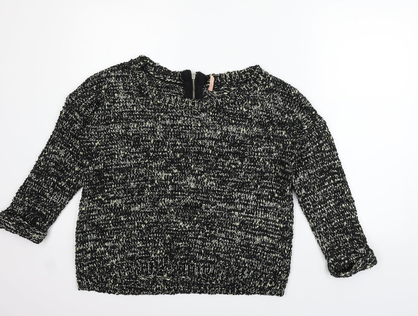 SWEEWE  Womens Black   Pullover Sweatshirt Size M
