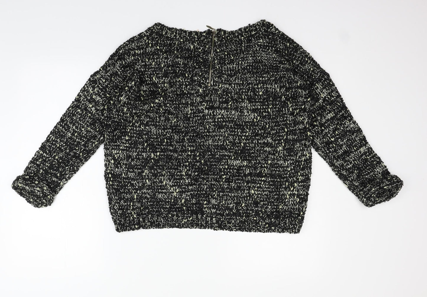 SWEEWE  Womens Black   Pullover Sweatshirt Size M