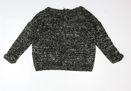 SWEEWE  Womens Black   Pullover Sweatshirt Size M