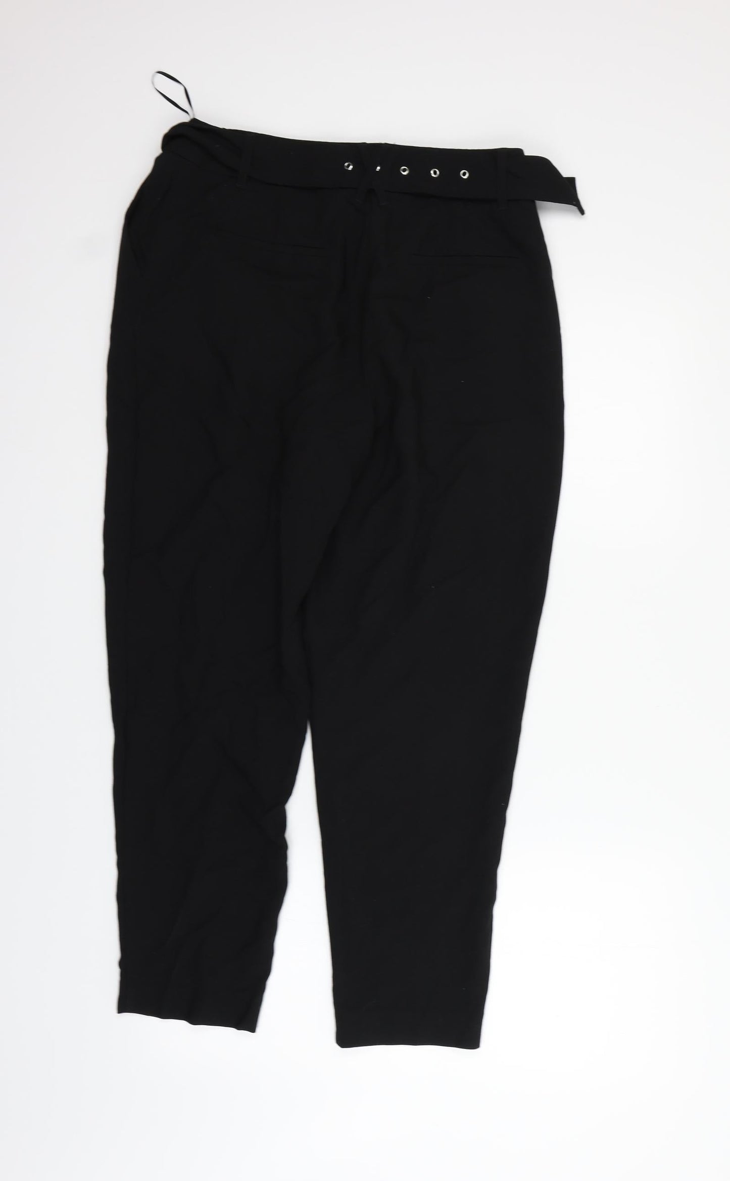 Oasis Womens Black   Trousers  Size 10 L25 in
