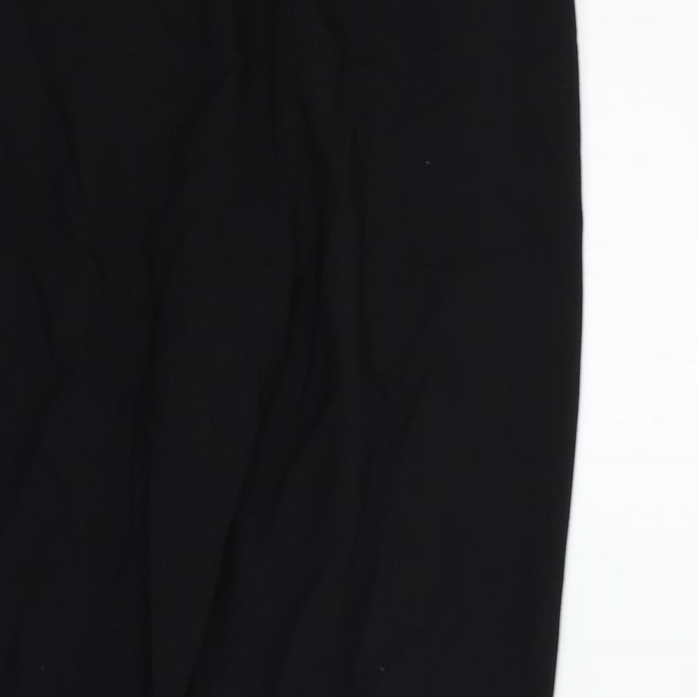 Oasis Womens Black   Trousers  Size 10 L25 in