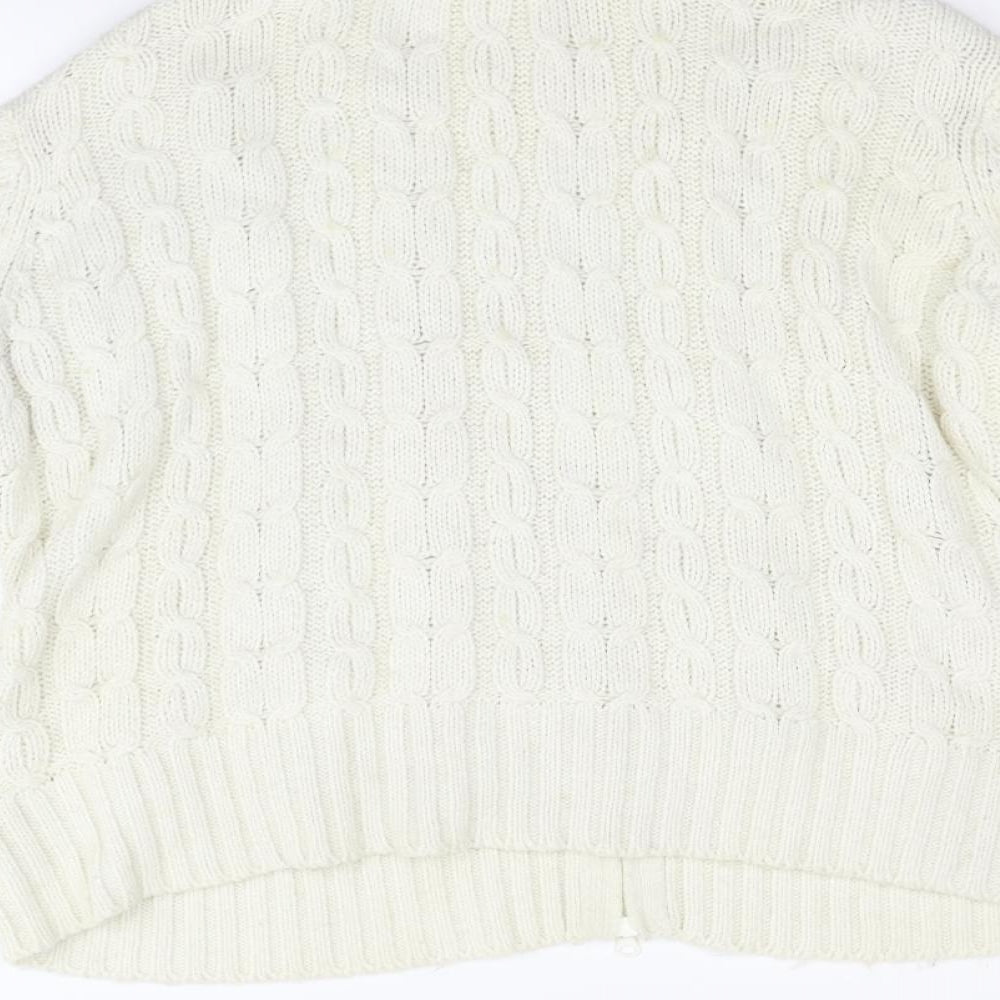 George Womens White   Jacket Coat Size 20  - washable marks