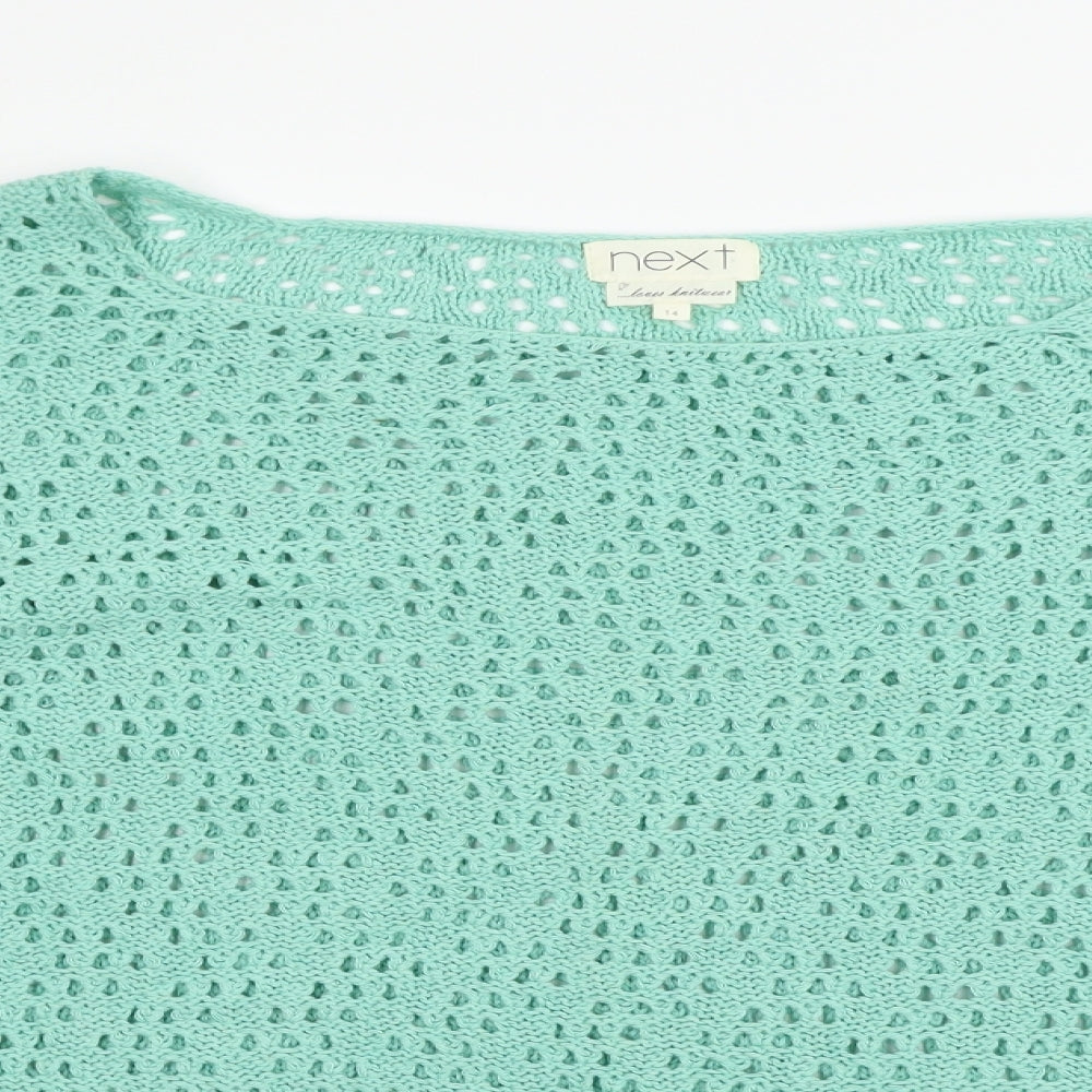 NEXT Womens Green   Pullover Jumper Size 14