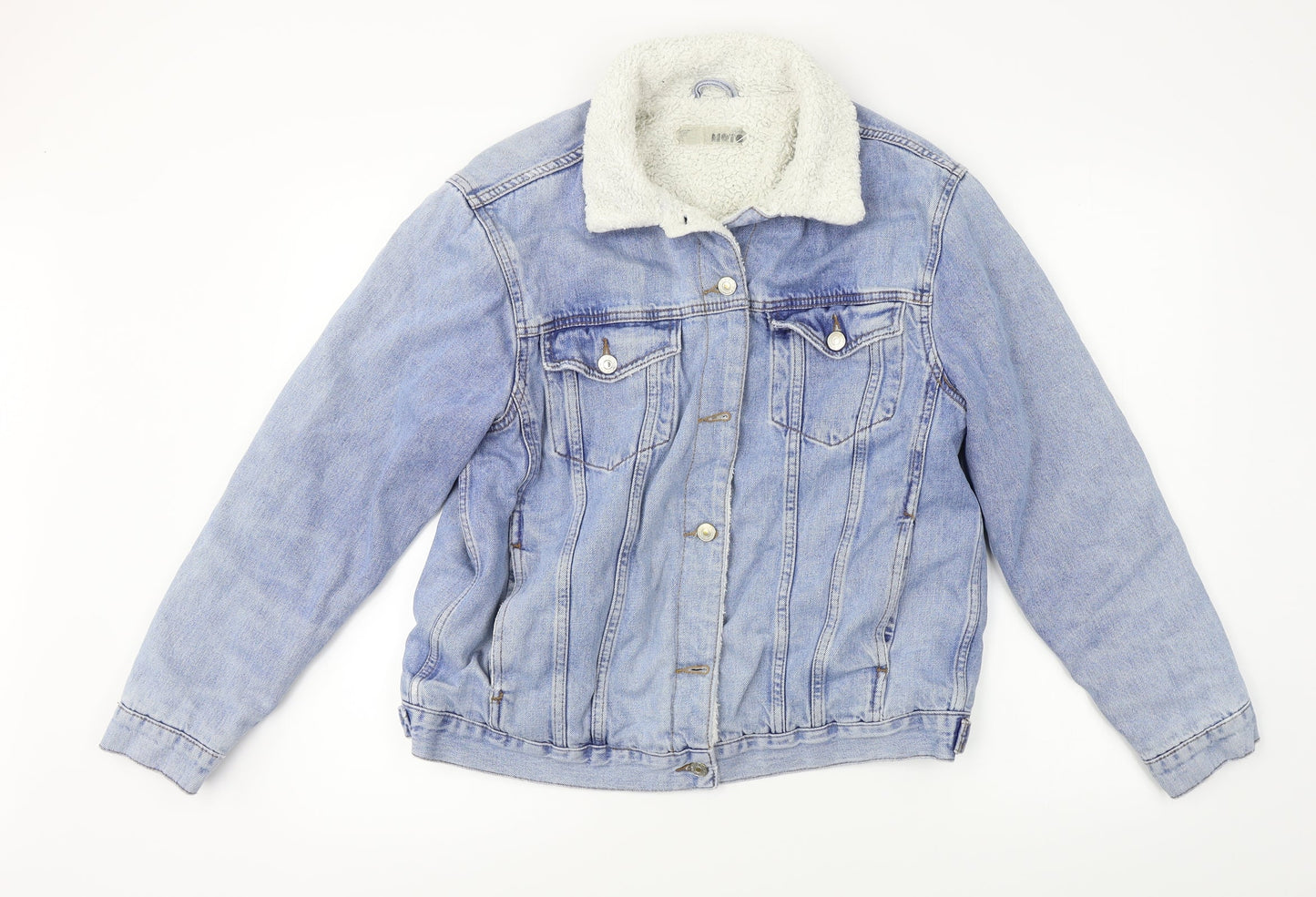 Moto  Womens Blue   Jacket Coat Size 8