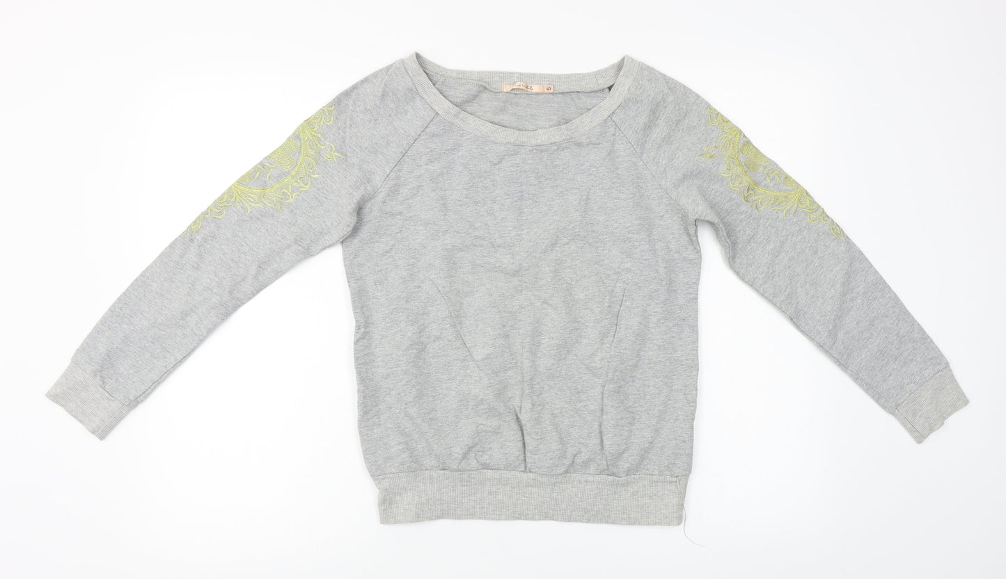 Eva & Lola  Womens Grey   Pullover Jumper Size S
