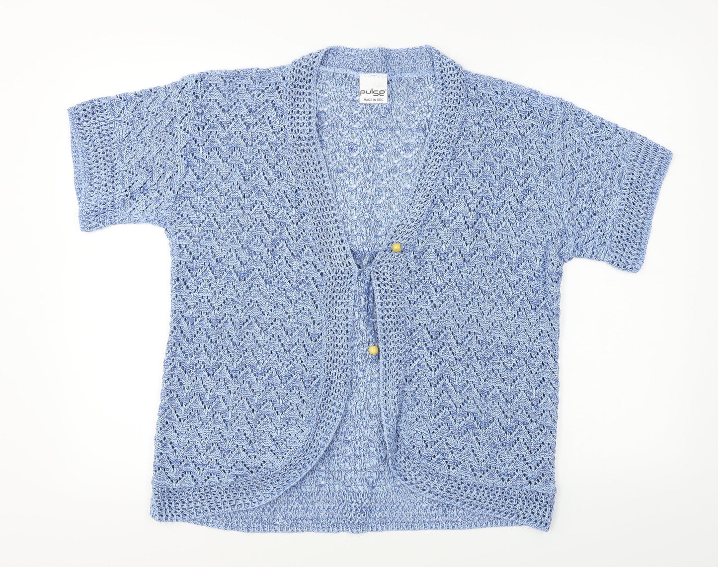 Pulse  Womens Blue   Cardigan Jumper Size L