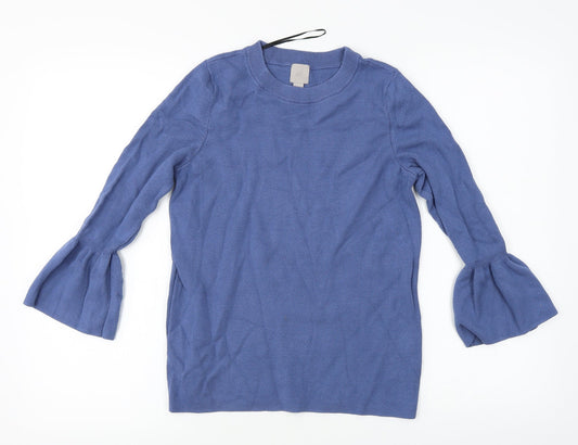 H&M  Womens Blue   Pullover Jumper Size S