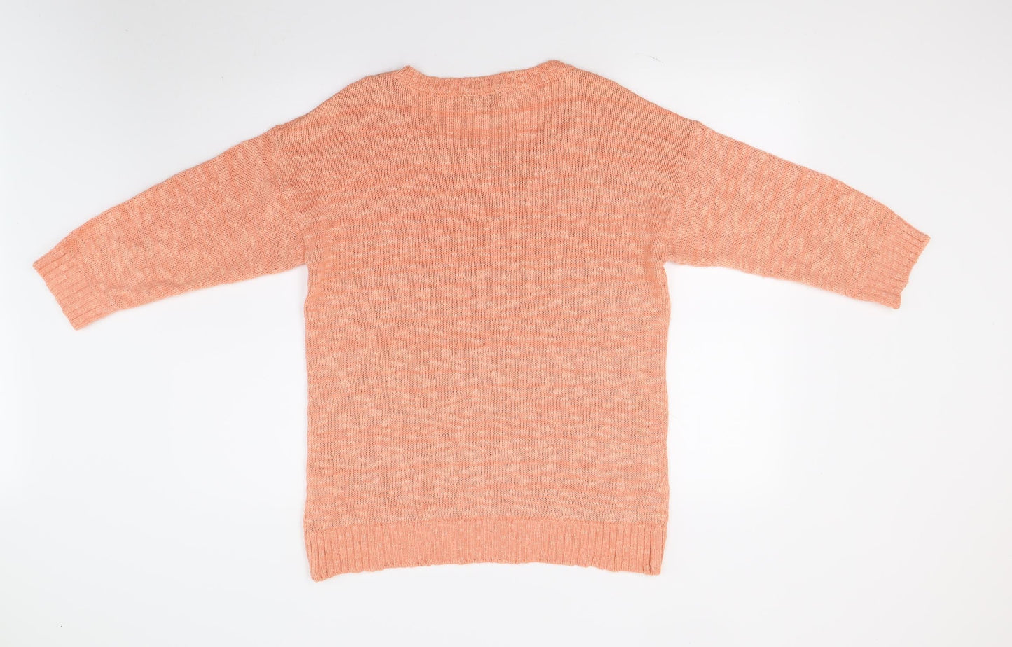 NEXT Womens Orange  Knit Pullover Jumper Size 12