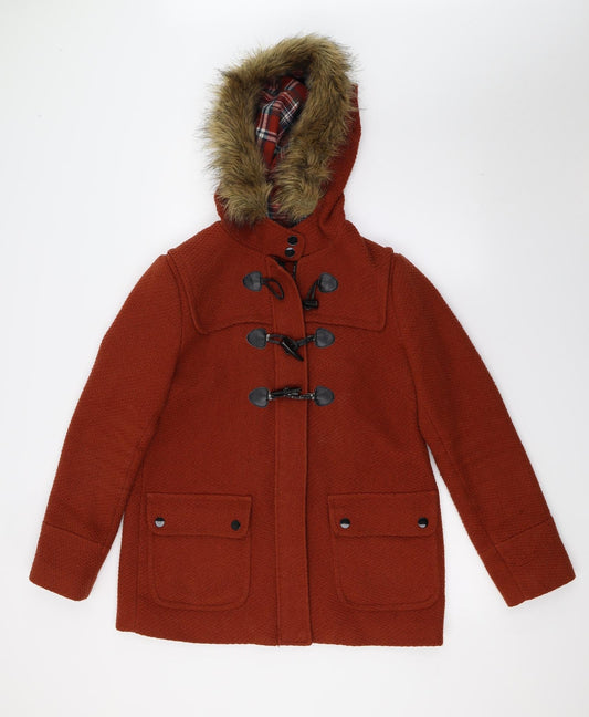 New Look Womens Brown   Jacket Coat Size 12